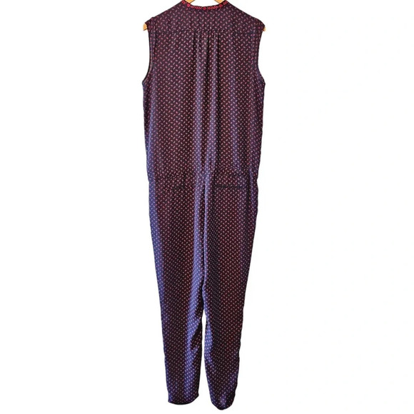 Scotch & Soda Maison Scotch Button Down Sleeveless Women's Boho Jumpsuit Size L. - Picture 12 of 16